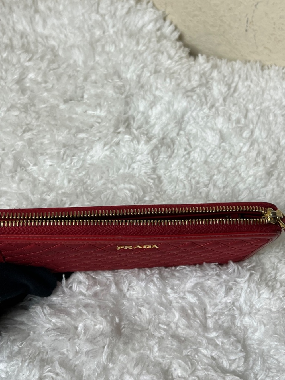 Prada Long Red Zippy Wallet - Picture 6 of 8